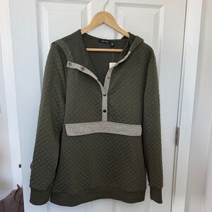 Doe & Rae Olive Green Quilted Jacket